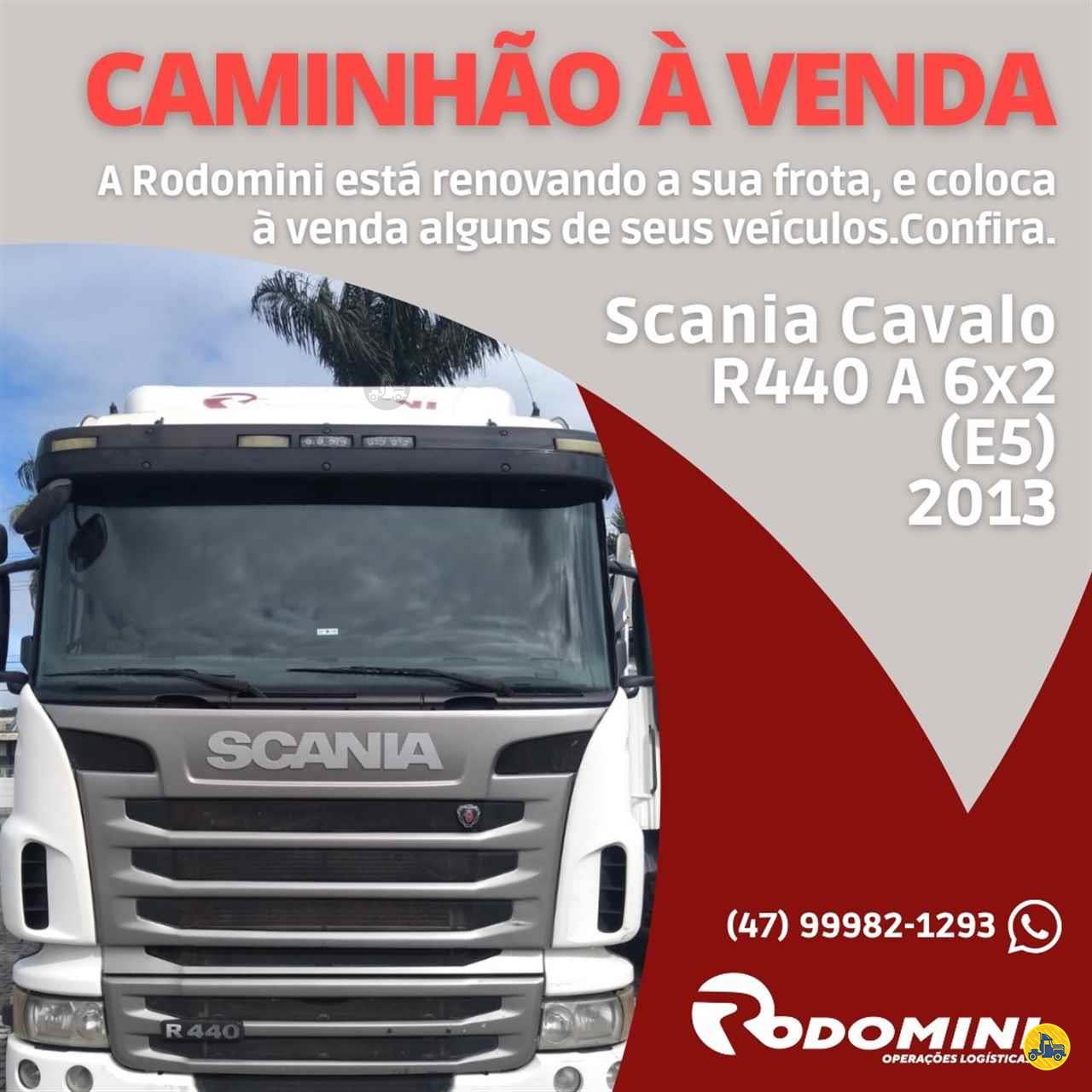 CAMINHAO SCANIA SCANIA P440 Cavalo Mecânico Cavalo 6x2 Rodomini Transportes ITAJAI SANTA CATARINA SC